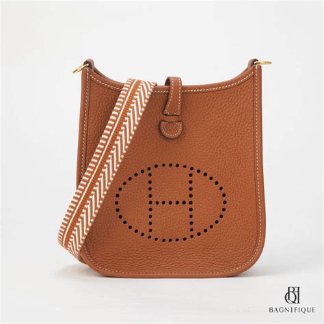 hermes evelyne mini brown